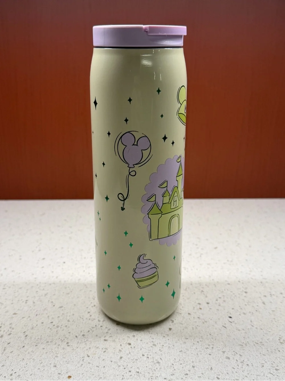 New 2026 Disney Parks Starbucks Summer Fun Mickey Castle Icons Steel Tumbler 16o